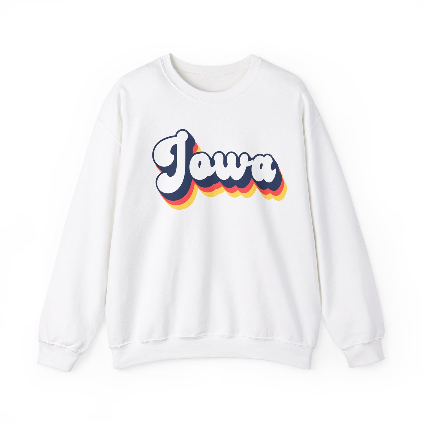 Retro Iowa Crewneck Sweatshirt