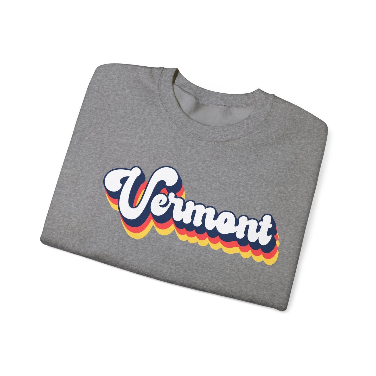 Retro Vermont Crewneck Sweatshirt