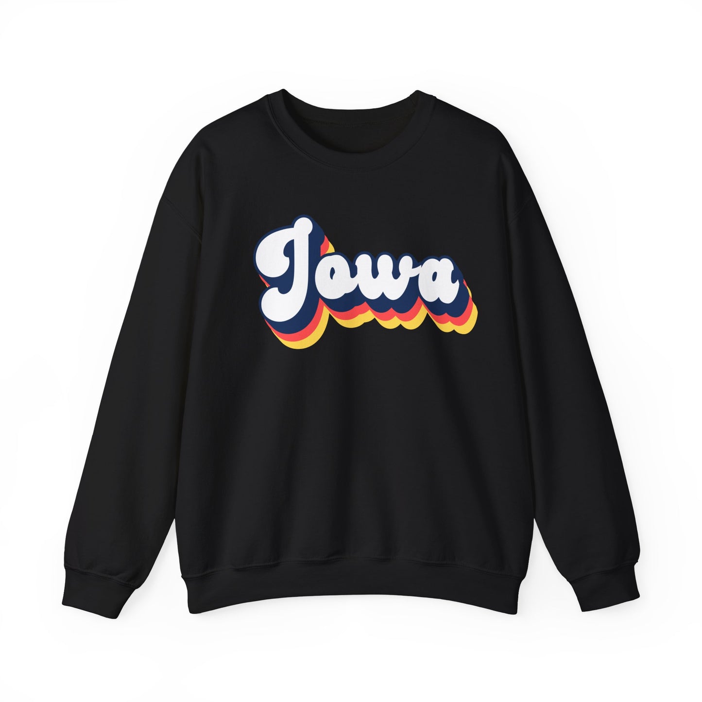 Retro Iowa Crewneck Sweatshirt