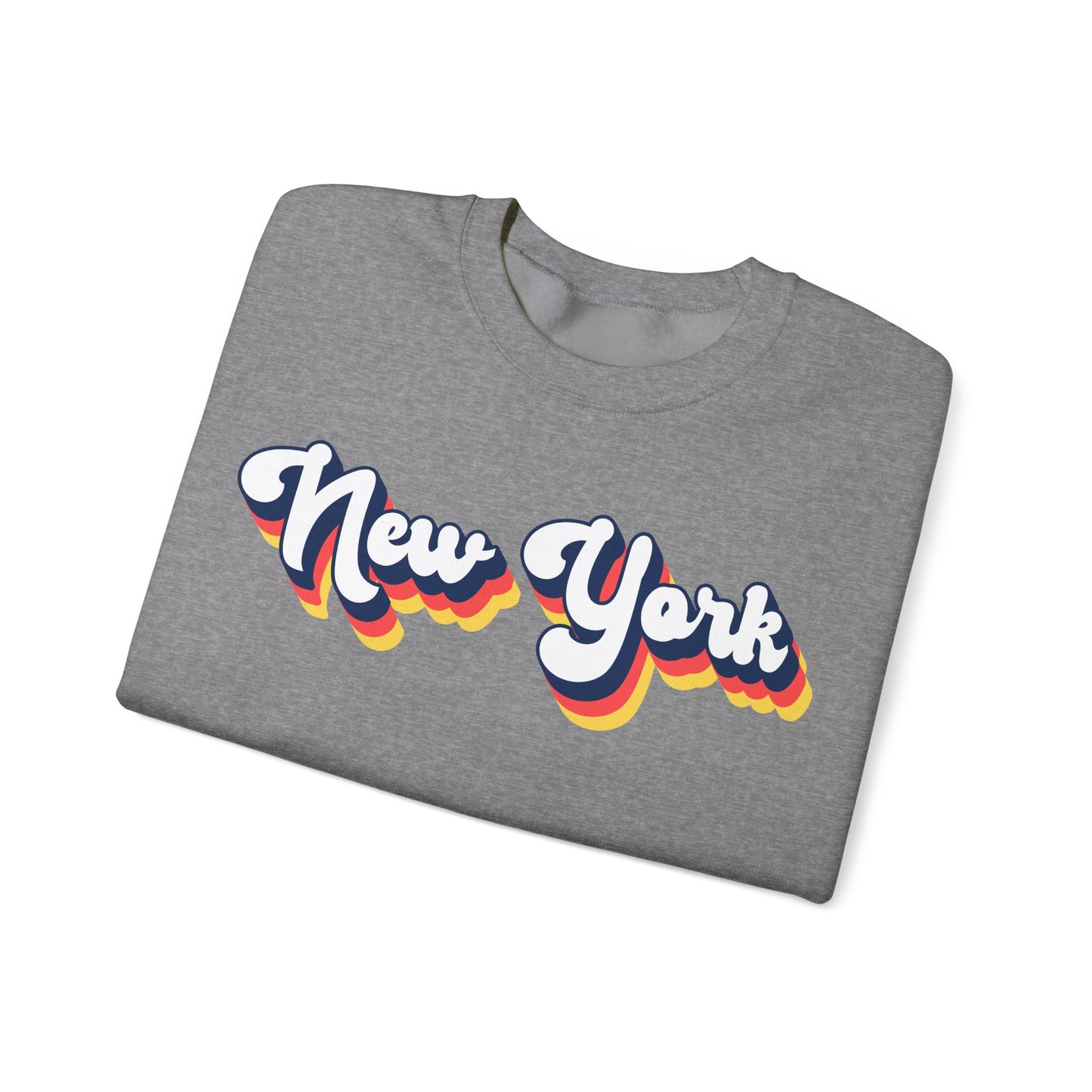 Retro New York Crewneck Sweatshirt