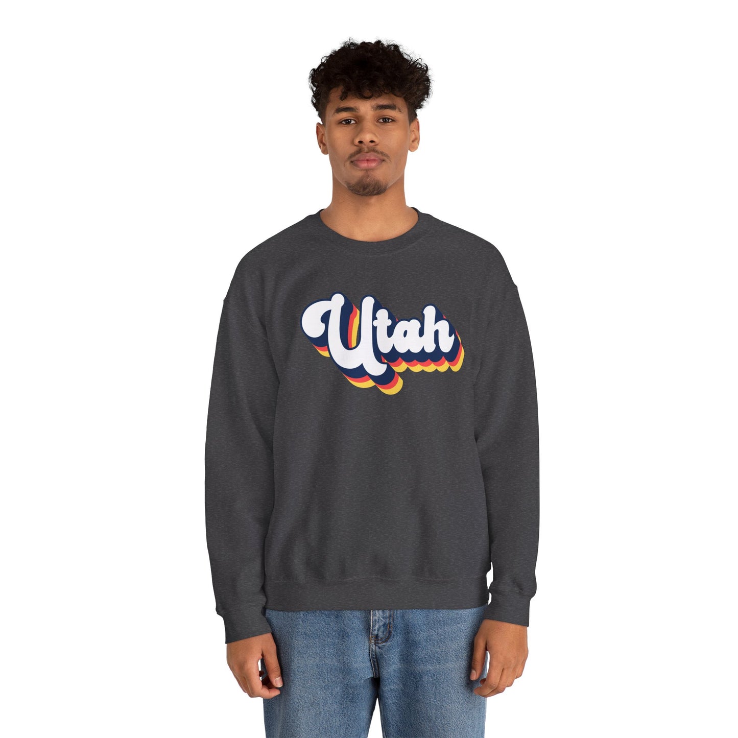 Retro Utah Crewneck Sweatshirt