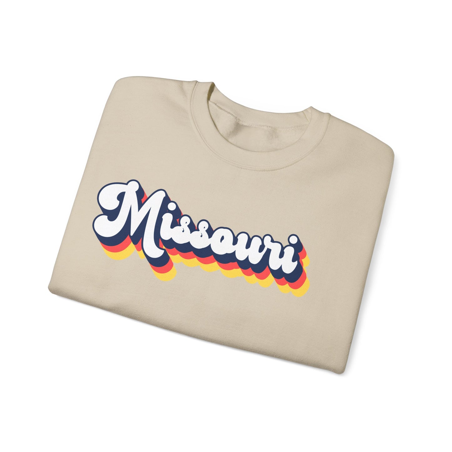 Retro Missouri Crewneck Sweatshirt