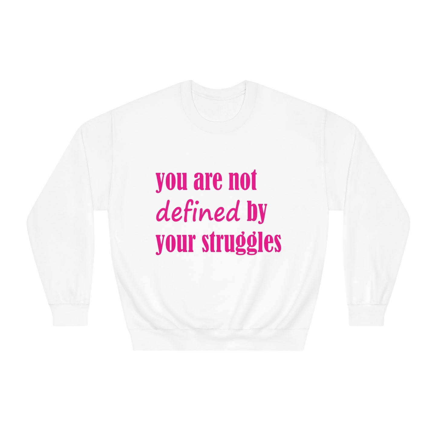 Mental Health Saying Sweatshirt , Crewneck Pullover, Inspirational Quote Top, Personal Struggles Shirt