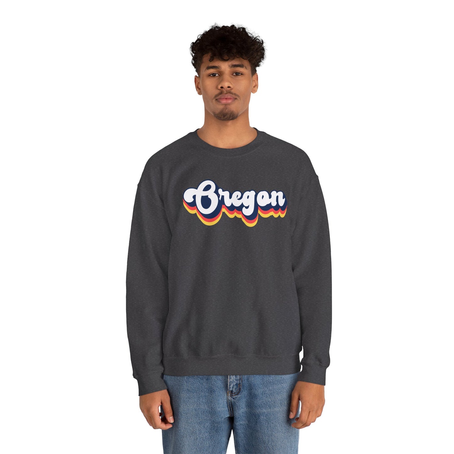 Retro Oregon Crewneck Sweatshirt