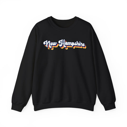 Retro New Hampshire Crewneck Sweatshirt