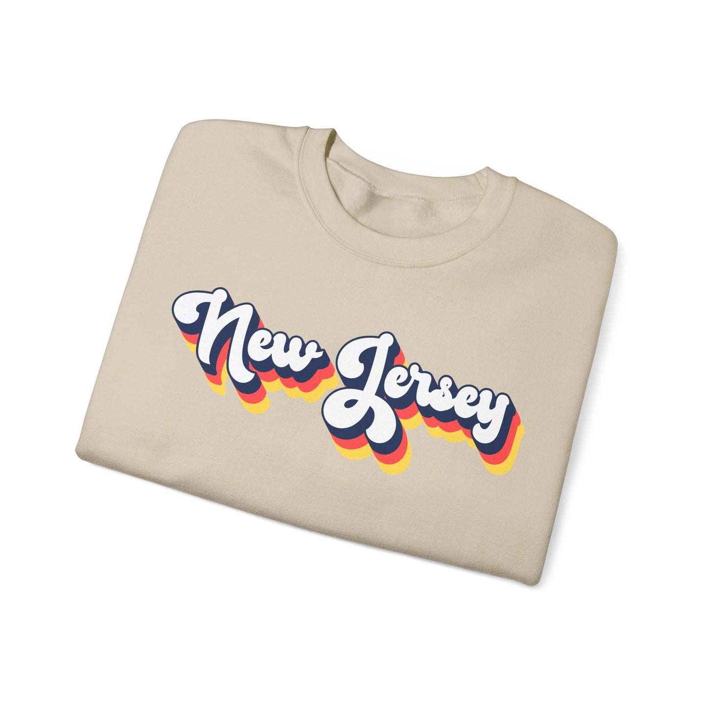 Retro New Jersey Crewneck Sweatshirt