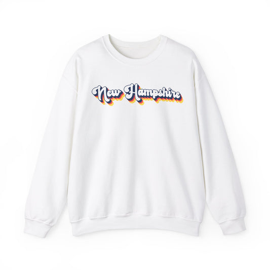 Retro New Hampshire Crewneck Sweatshirt