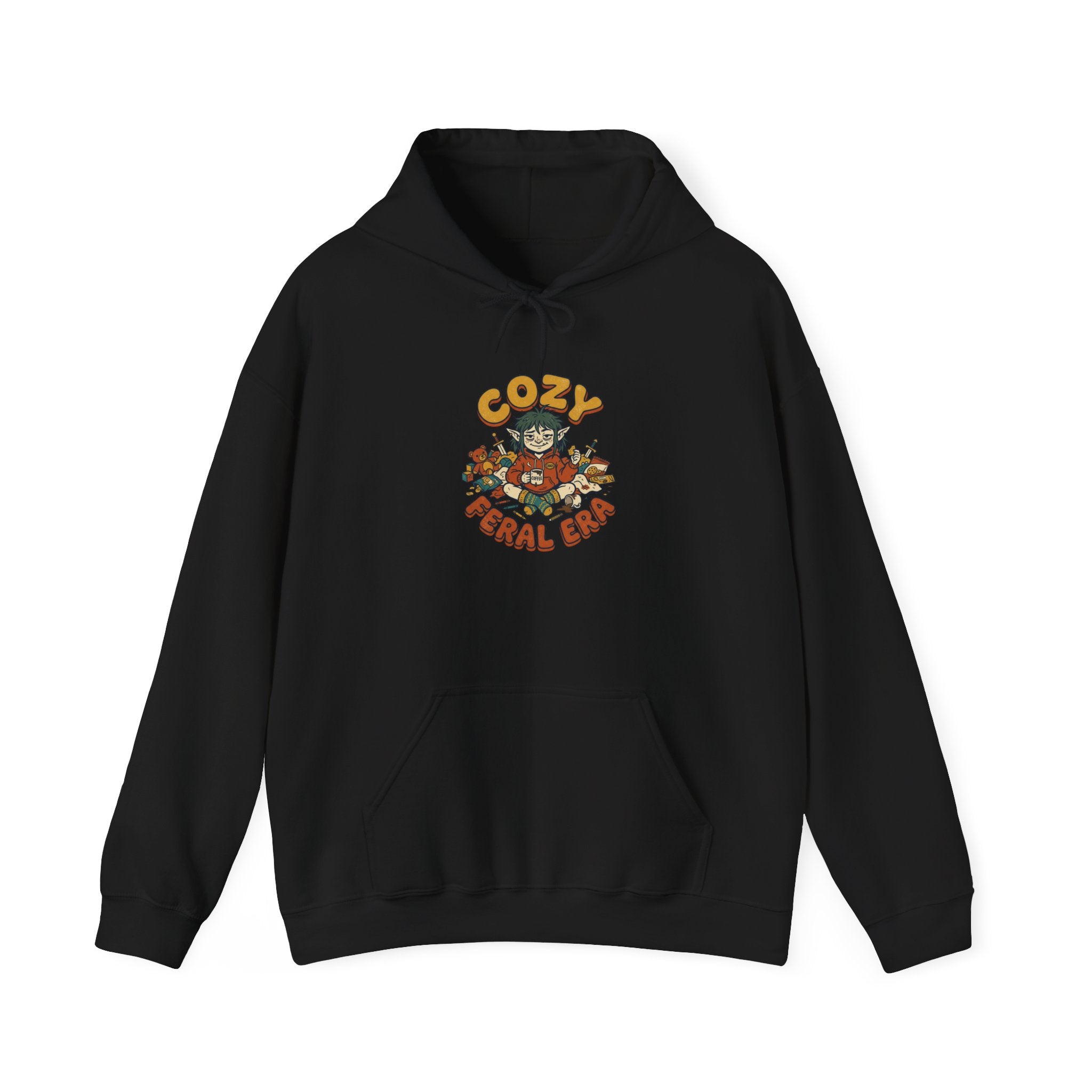 Cozy Feral Cat Hoodie | feral era, chaotic cute