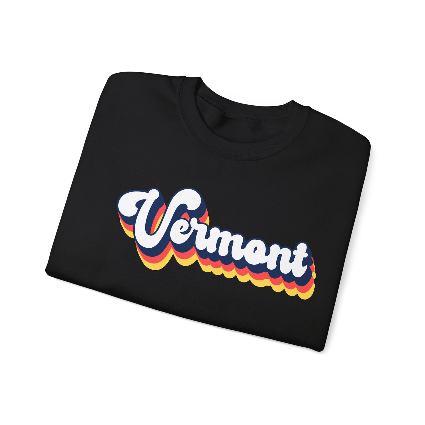 Retro Vermont Crewneck Sweatshirt