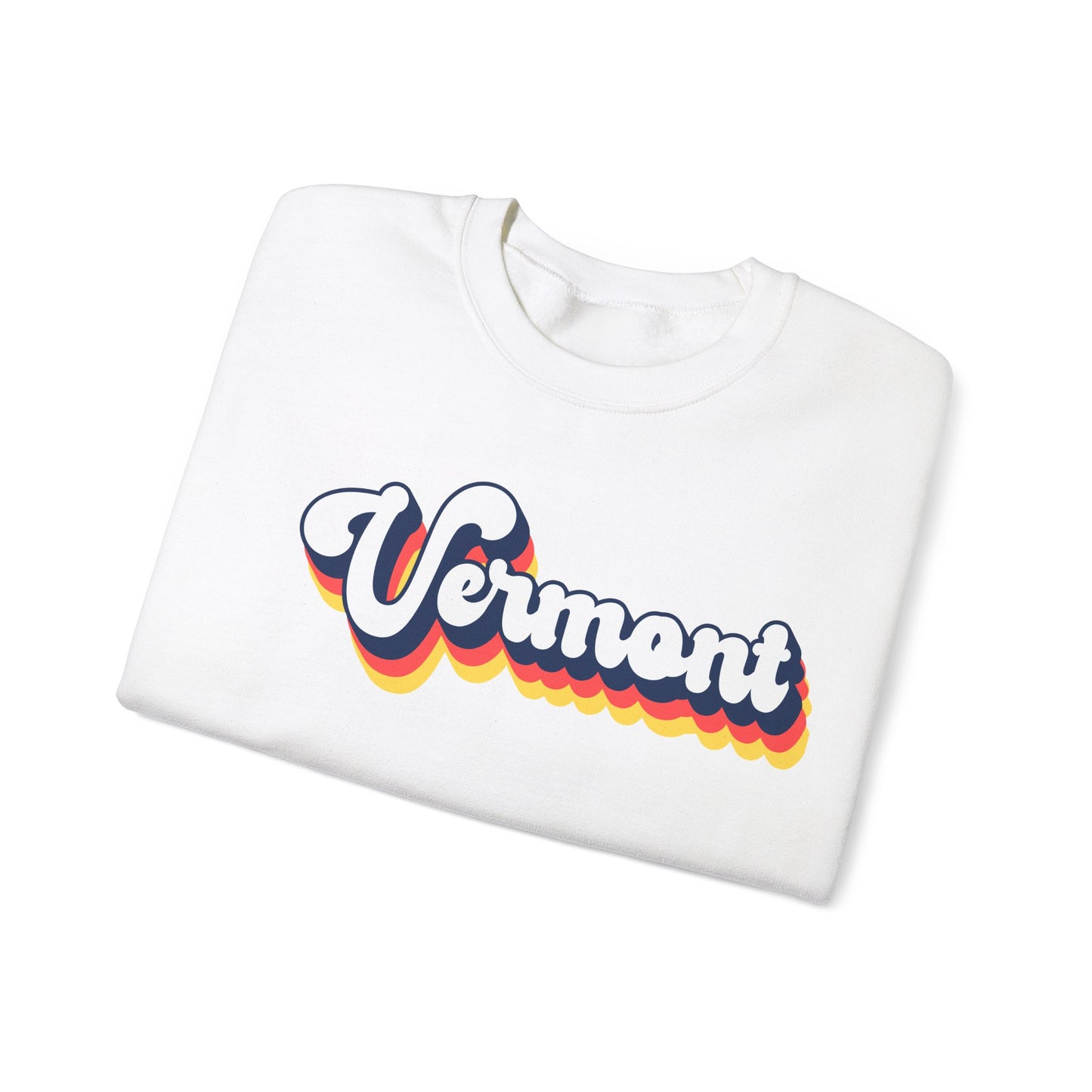 Retro Vermont Crewneck Sweatshirt