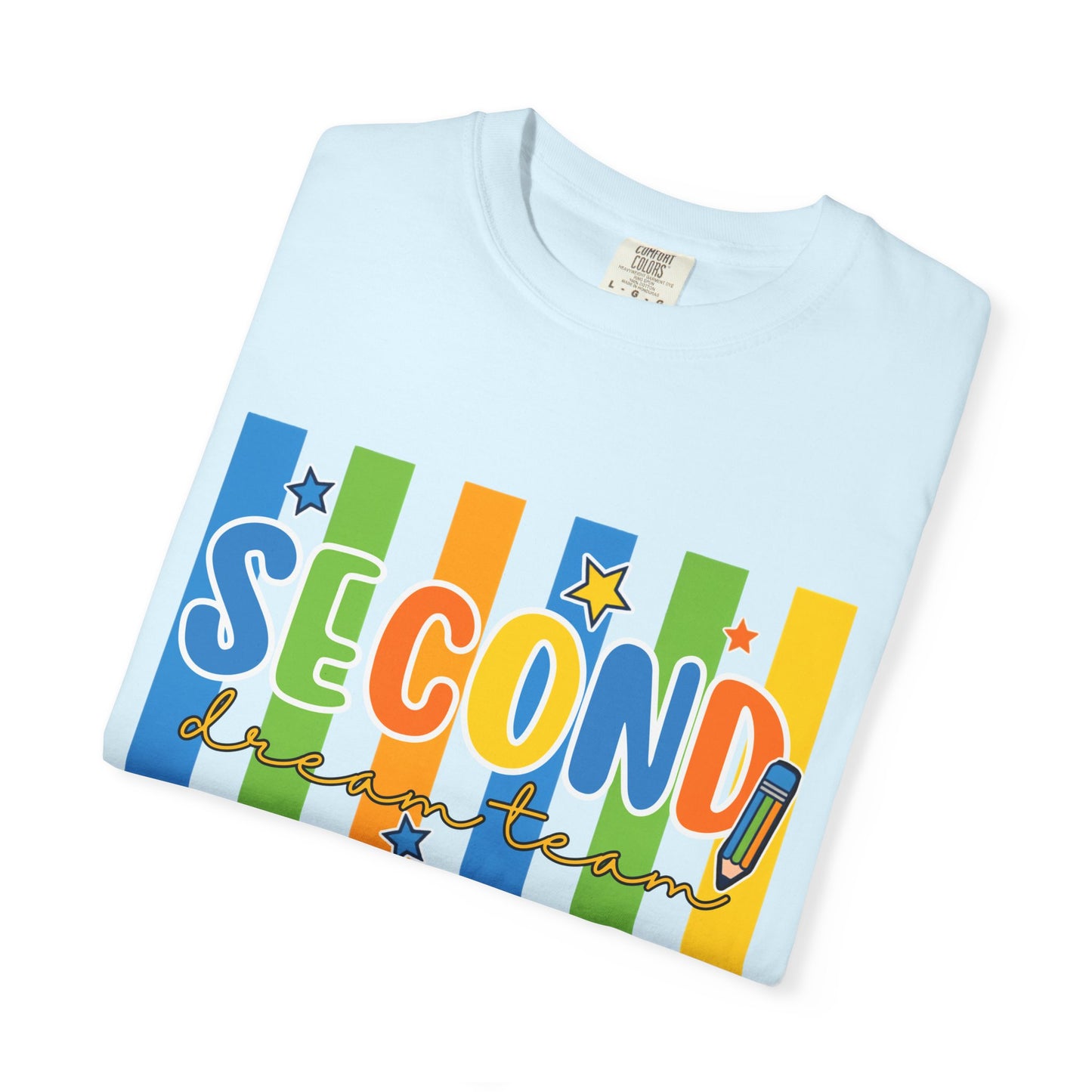 Second Grade Teacher T-Shirt — Colorful Back-to-School Classroom Tee
