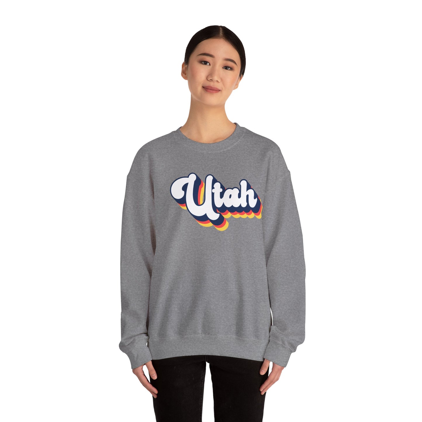 Retro Utah Crewneck Sweatshirt