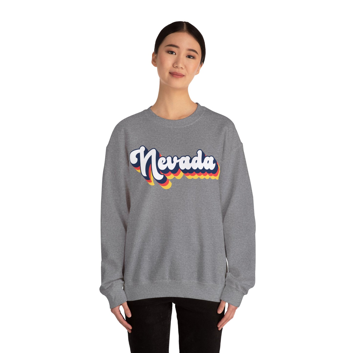 Retro Nevada Crewneck Sweatshirt