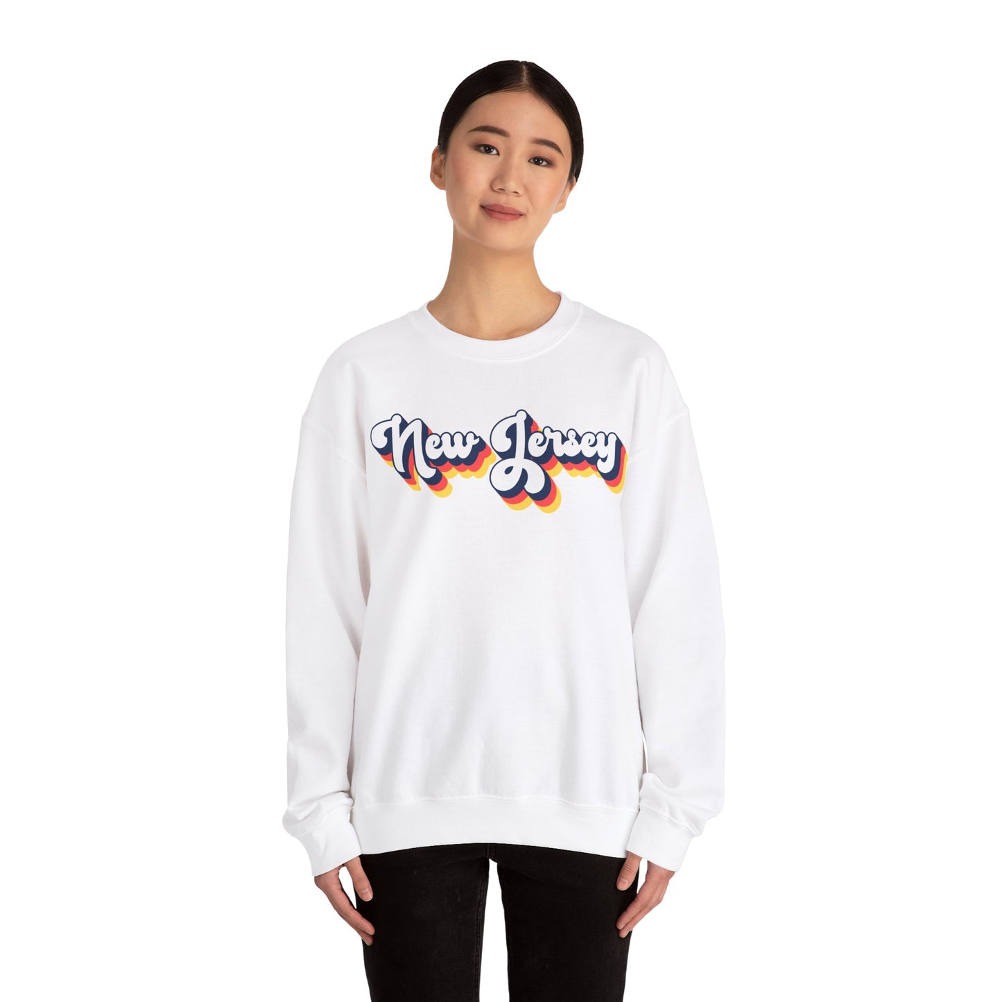 Retro New Jersey Crewneck Sweatshirt