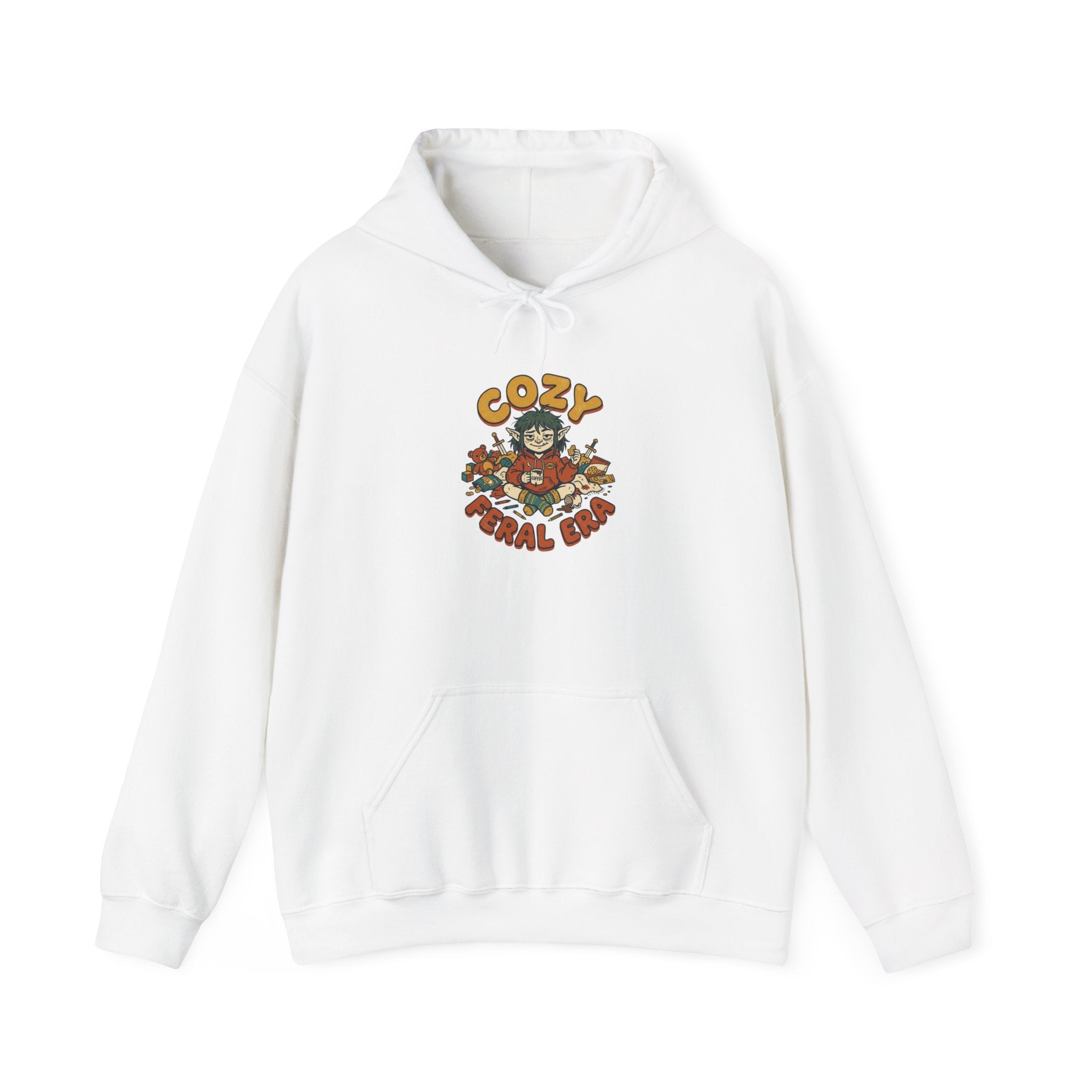Cozy Feral Cat Hoodie | feral era, chaotic cute