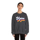 Retro Maine Crewneck Sweatshirt