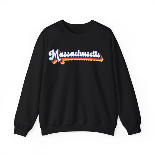 Retro Massachusetts Crewneck Sweatshirt