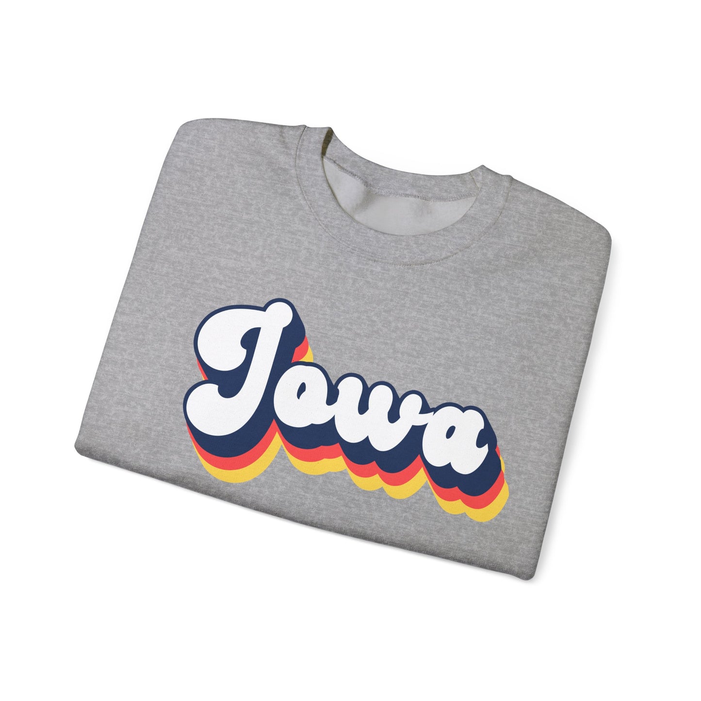 Retro Iowa Crewneck Sweatshirt