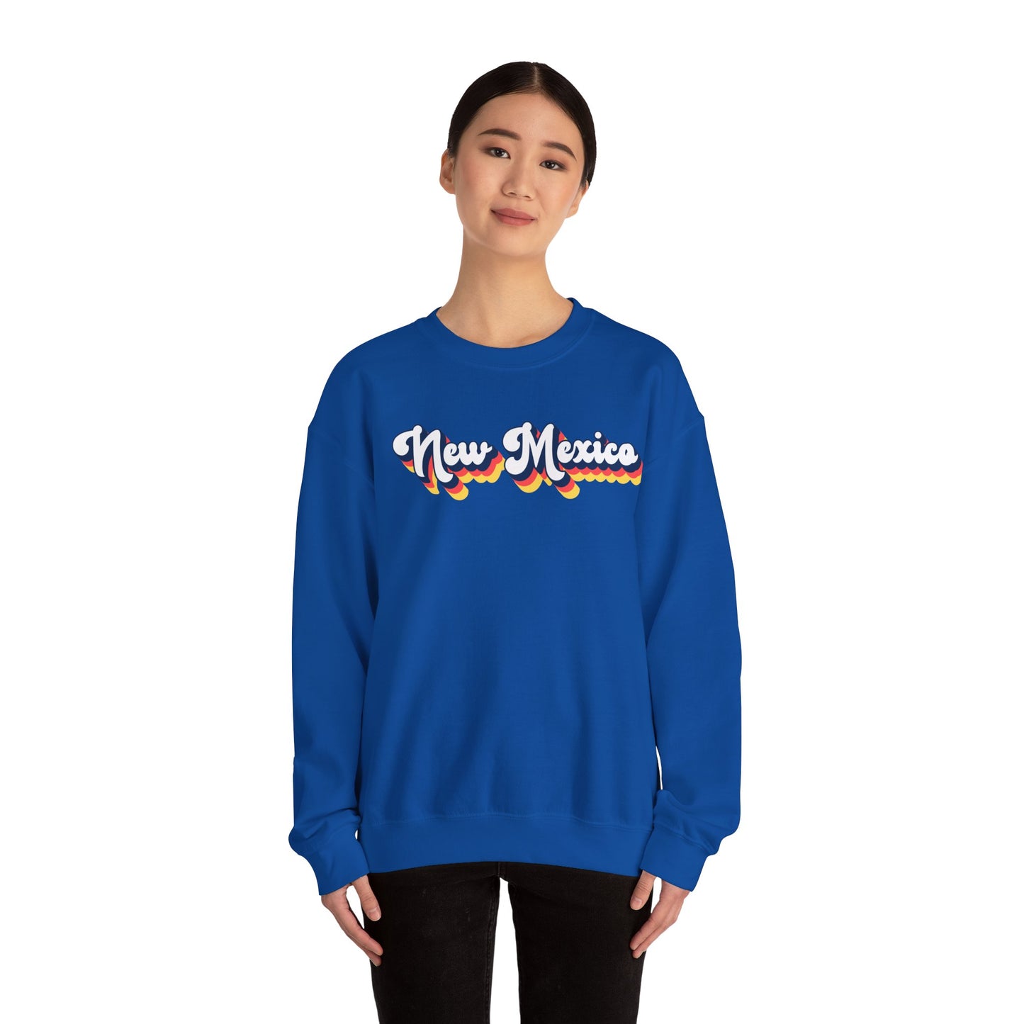 Retro New Mexico Crewneck Sweatshirt