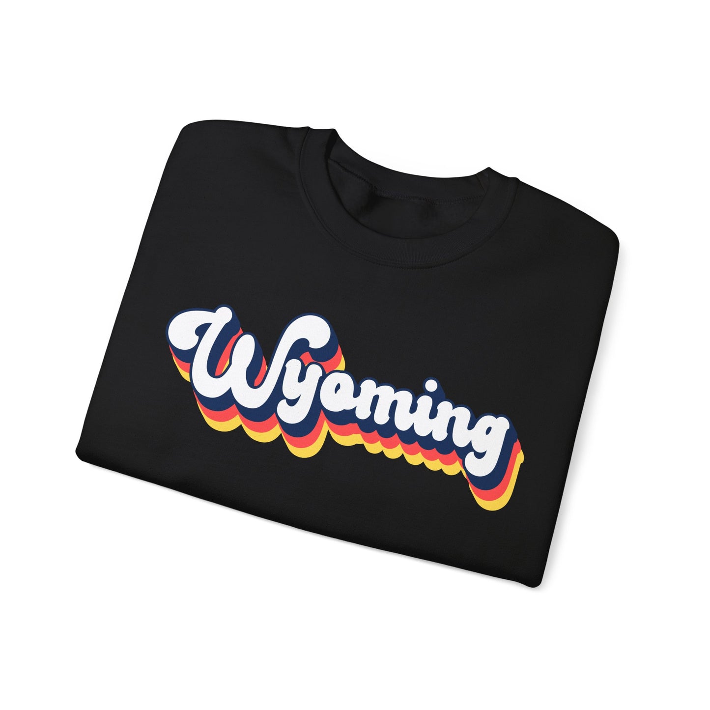 Retro Wyoming Crewneck Sweatshirt