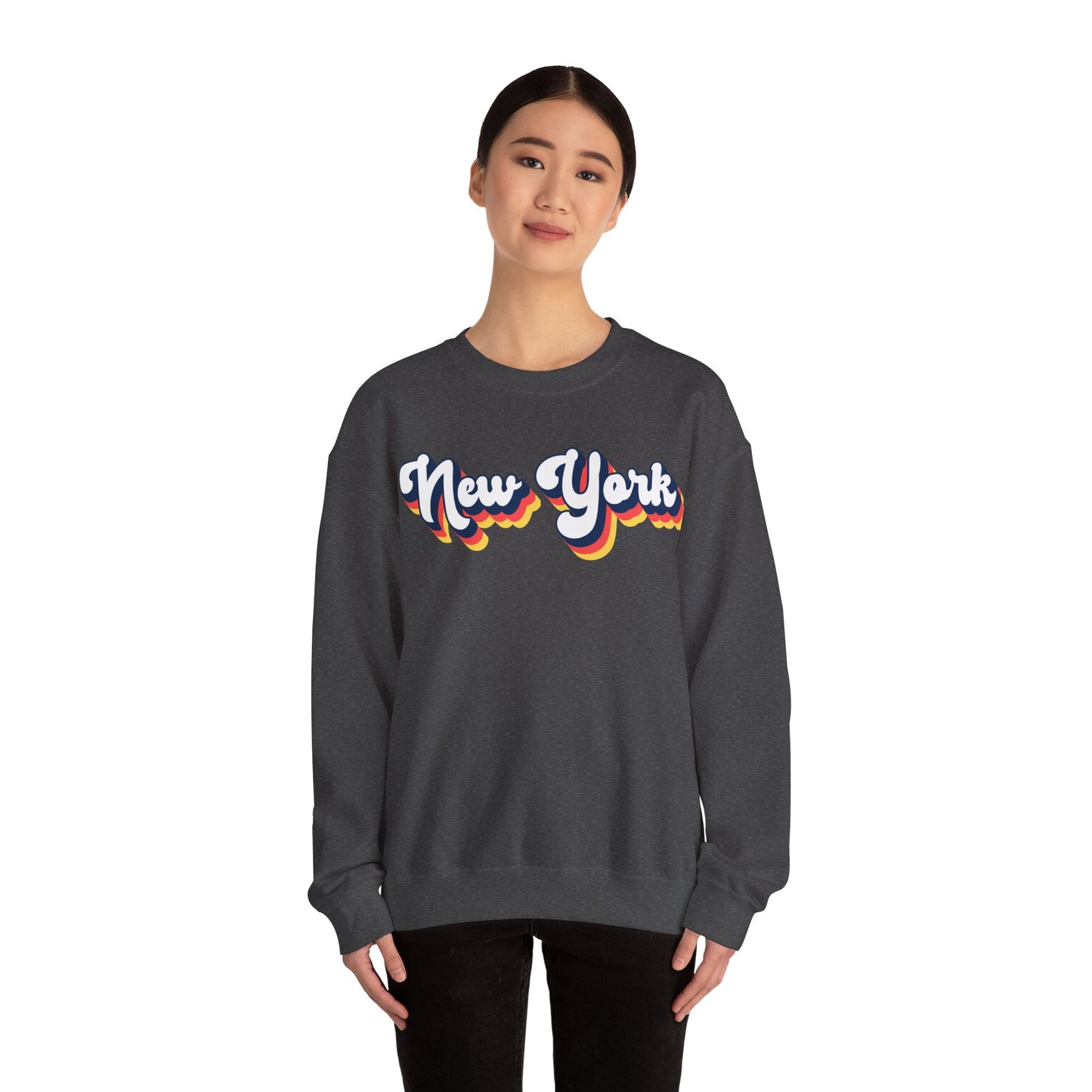 Retro New York Crewneck Sweatshirt