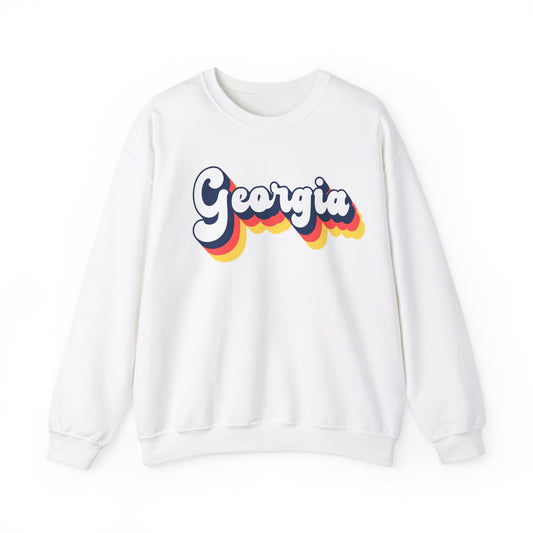 Retro Georgia Crewneck Sweatshirt