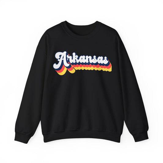 Retro Arkansas Crewneck Sweatshirt