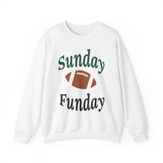 Sunday Funday New York Jets Unisex Heavy Blend™ Crewneck Sweatshirt