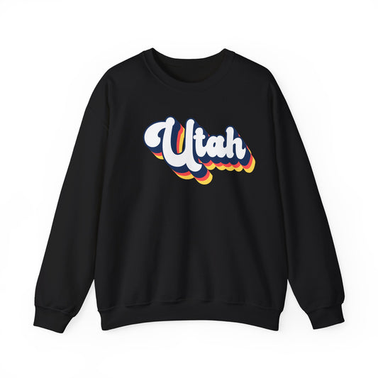 Retro Utah Crewneck Sweatshirt