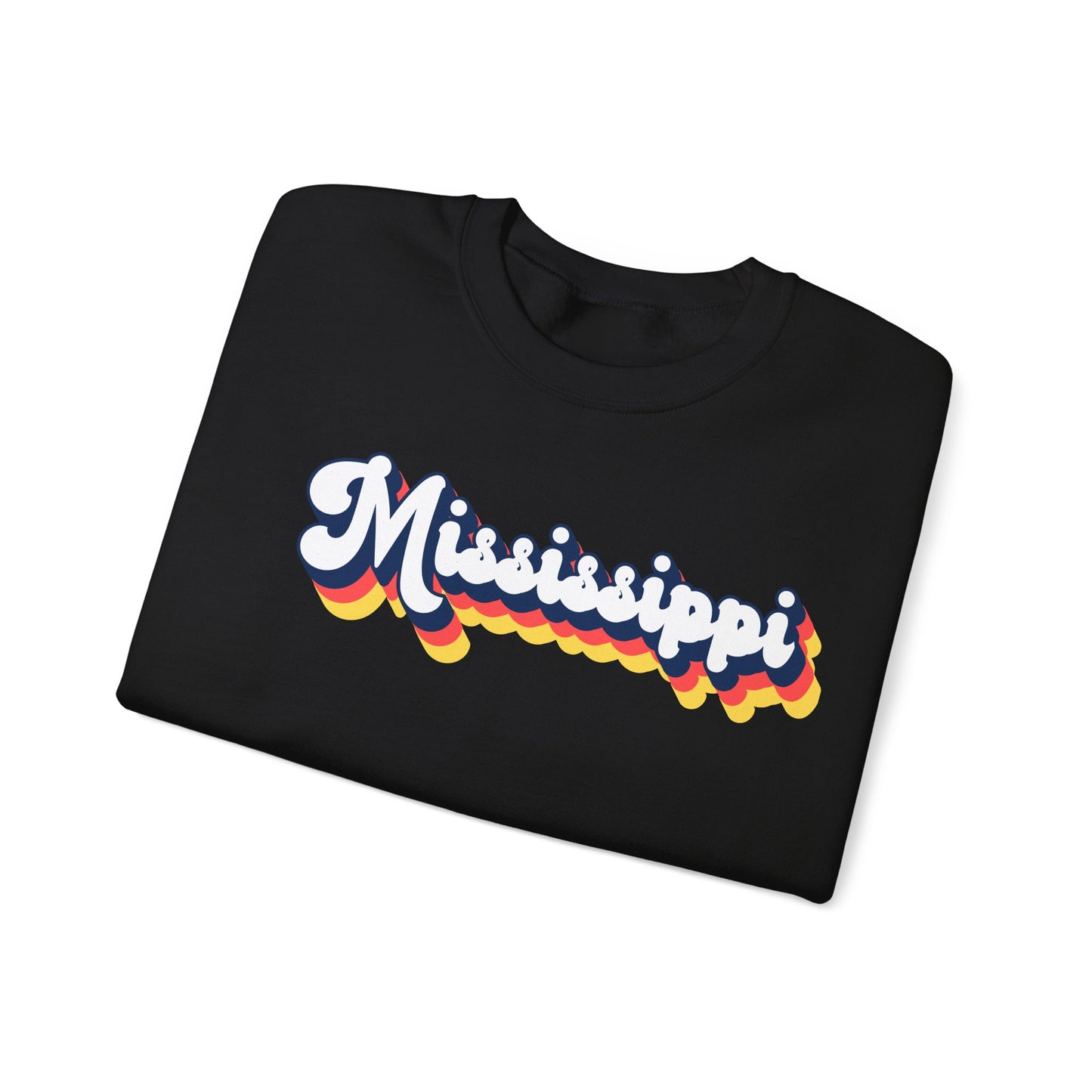 Retro Mississippi Crewneck Sweatshirt