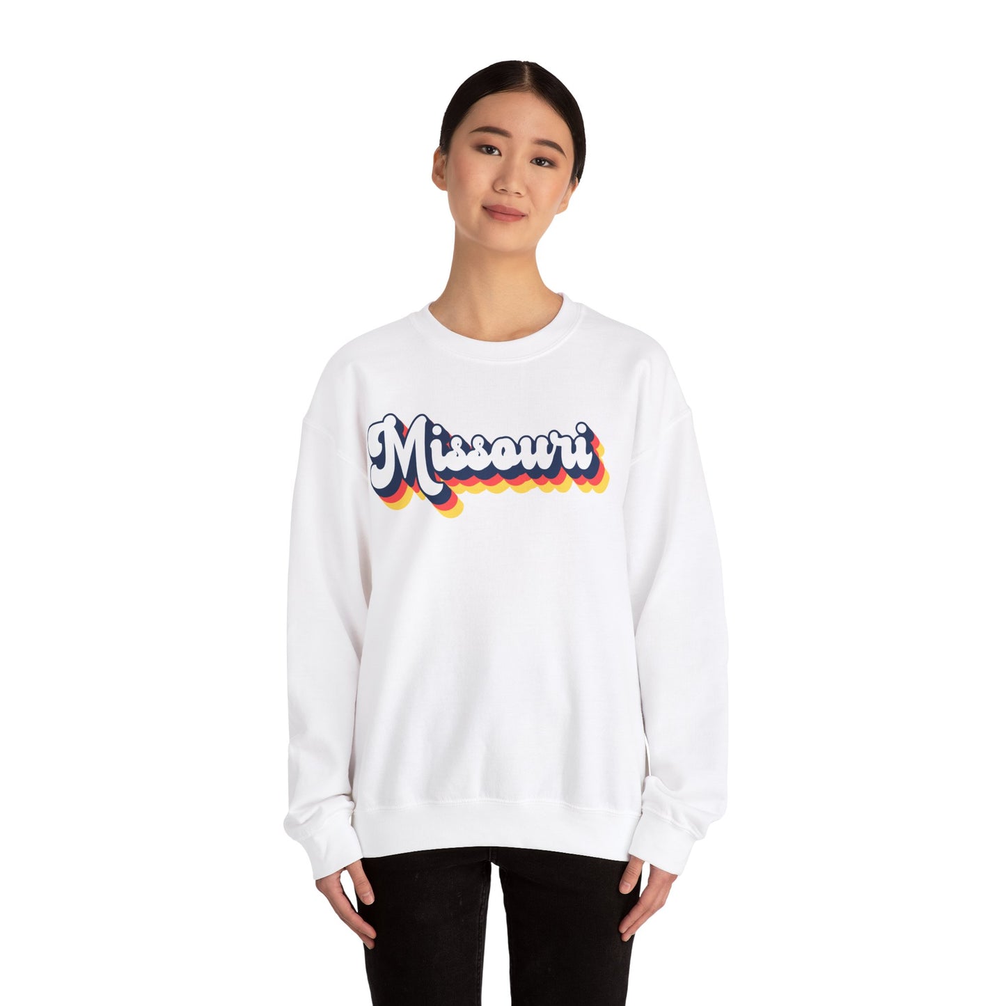 Retro Missouri Crewneck Sweatshirt