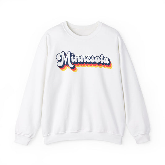 Retro Minnesota Crewneck Sweatshirt