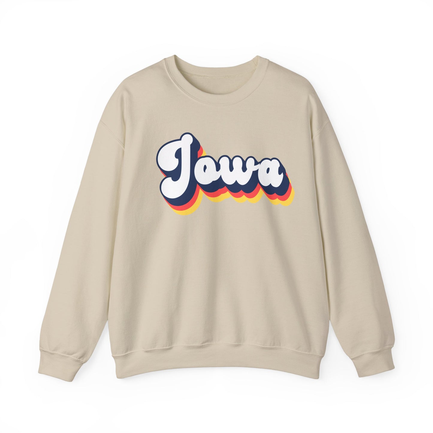 Retro Iowa Crewneck Sweatshirt