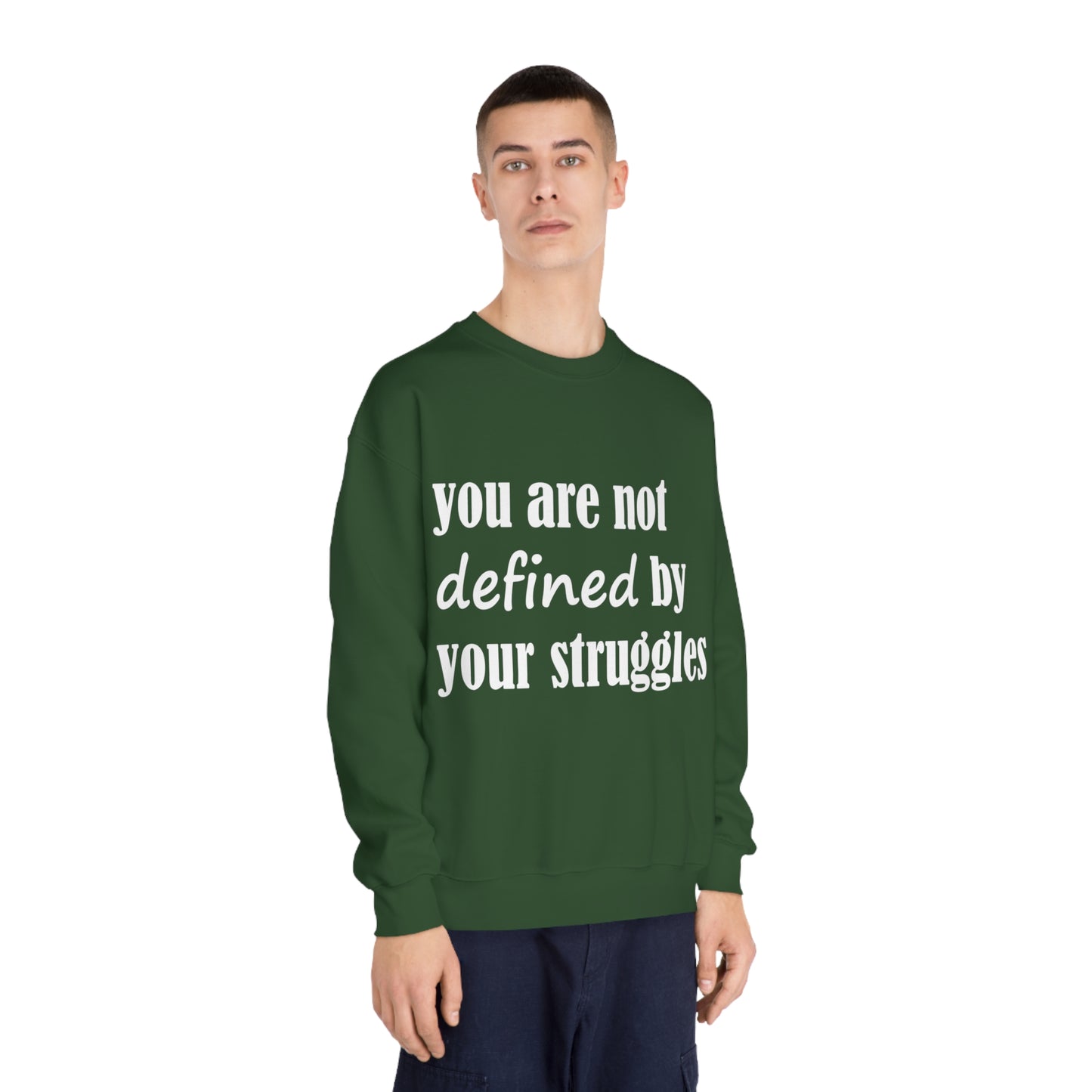 Mental Health Saying Sweatshirt, Crewneck Pullover, Inspirational Quote Top, Personal Struggles Shirt