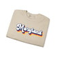 Retro Maryland Crewneck Sweatshirt