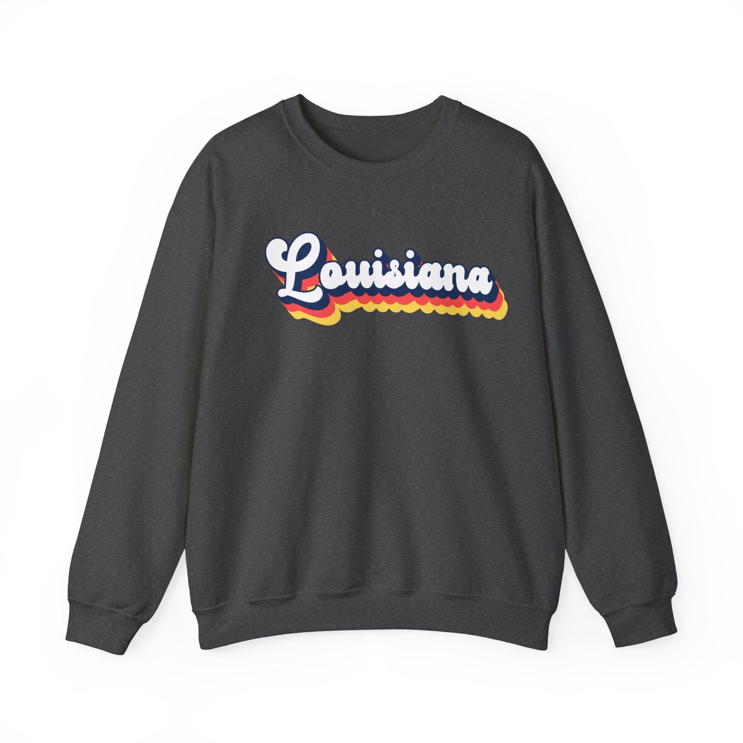 Retro Louisiana Crewneck Sweatshirt