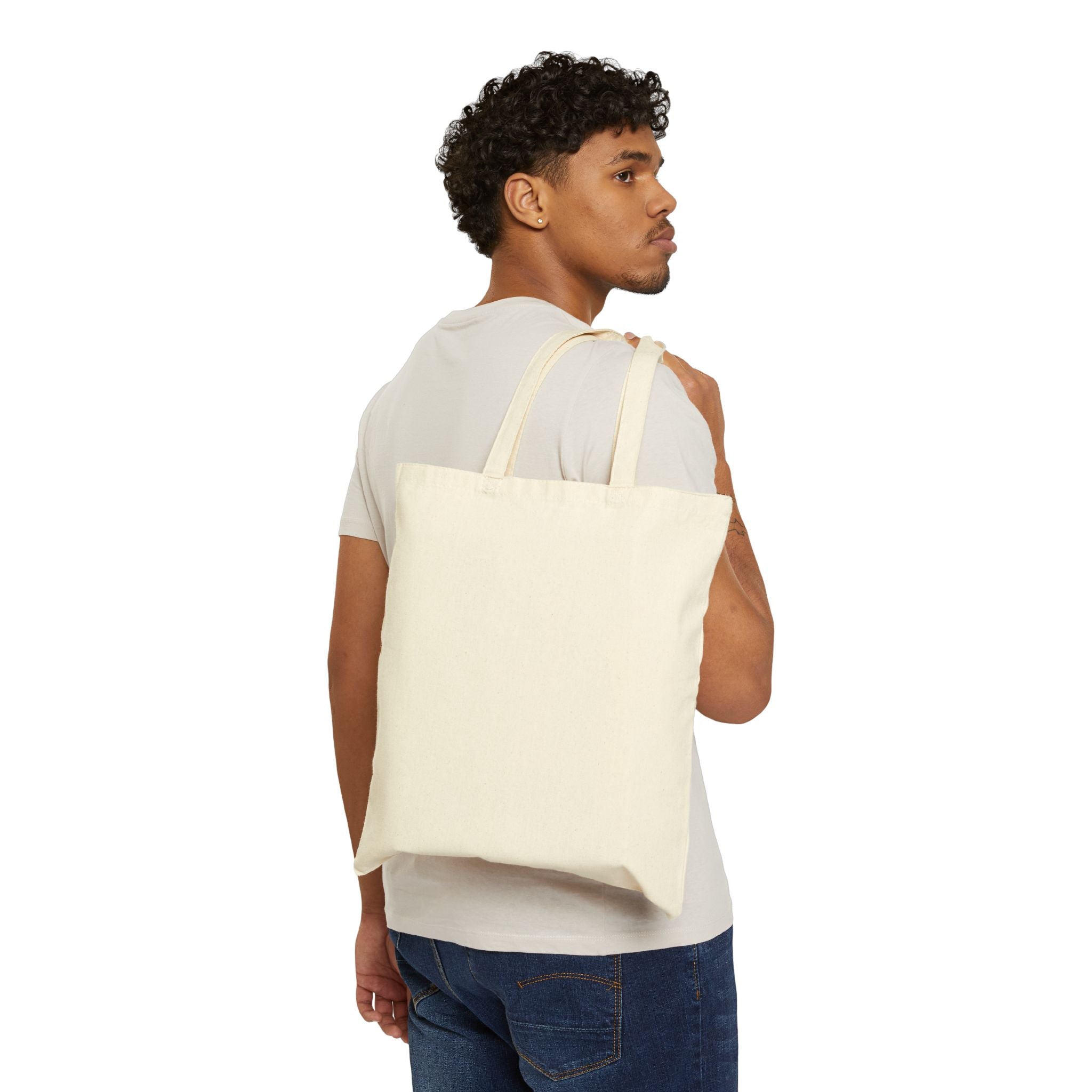 8647 Stencil Tote | political typography, minimalist civic expression