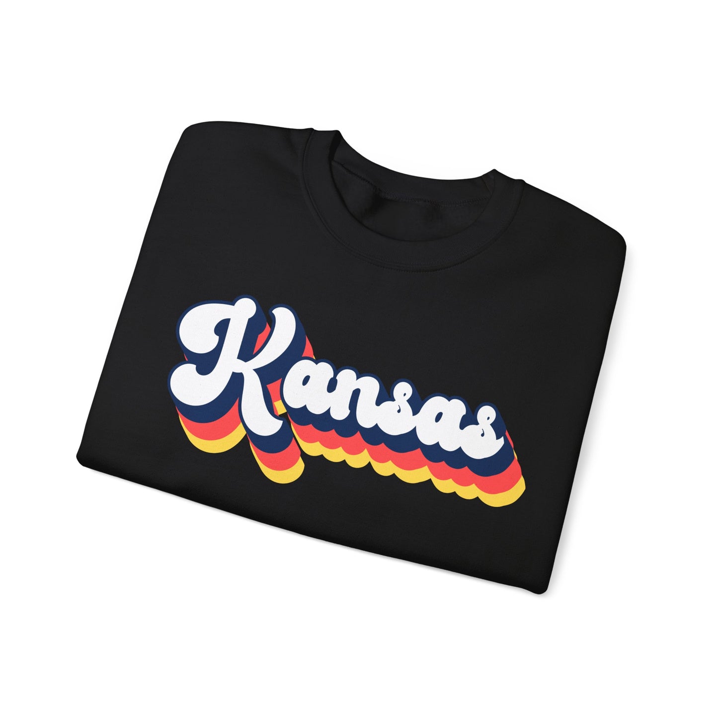 Retro Kansas Crewneck Sweatshirt