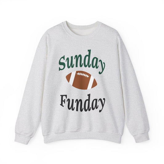 Sunday Funday New York Jets Unisex Heavy Blend™ Crewneck Sweatshirt