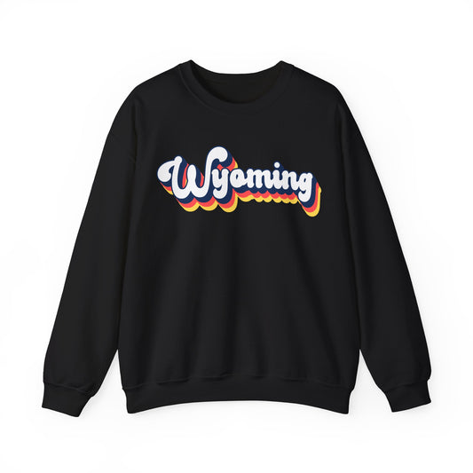 Retro Wyoming Crewneck Sweatshirt