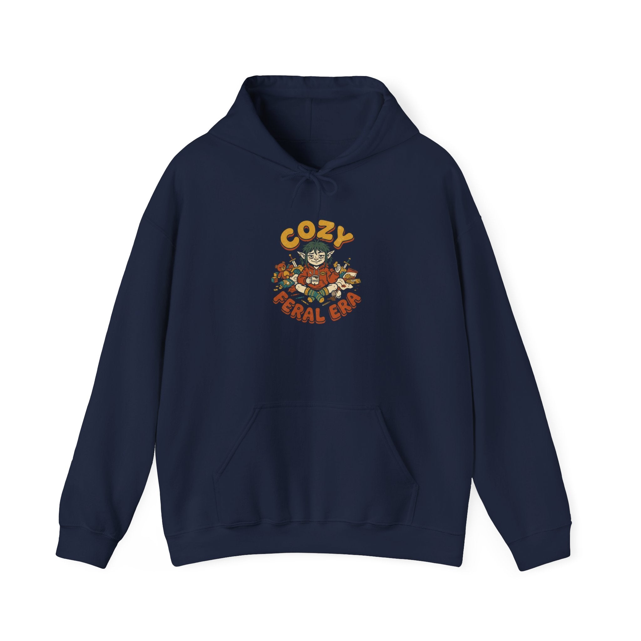 Cozy Feral Cat Hoodie | feral era, chaotic cute