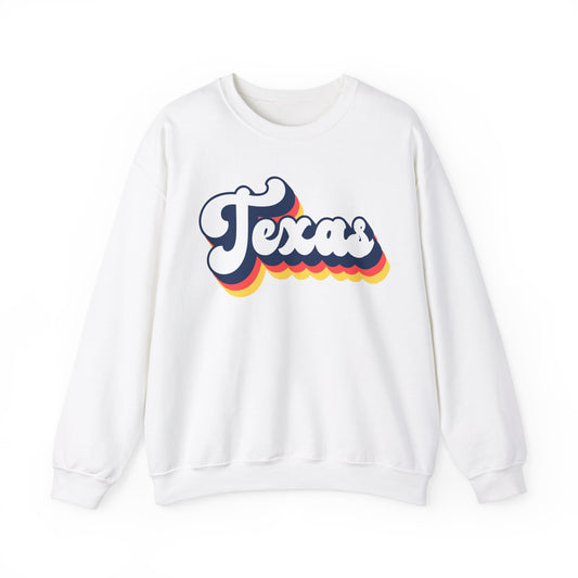 Retro Texas Crewneck Sweatshirt