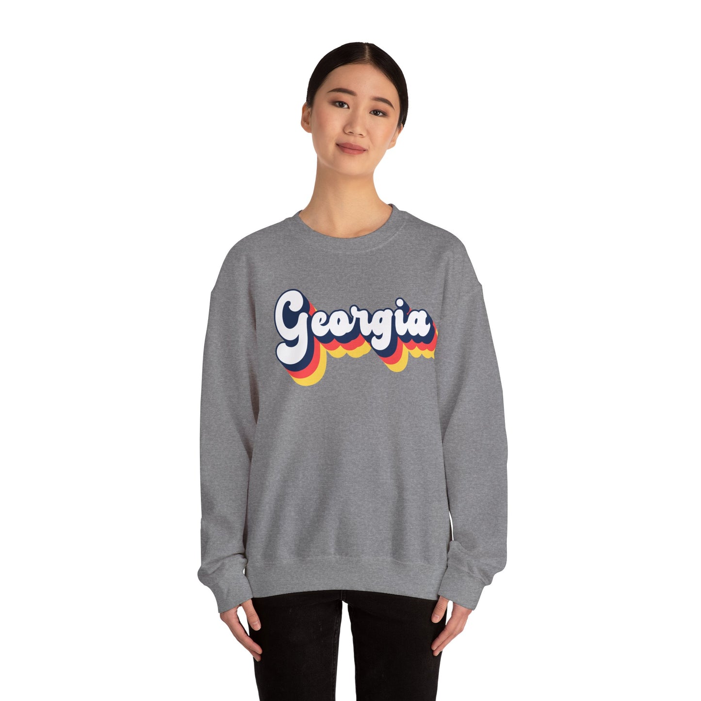 Retro Georgia Crewneck Sweatshirt