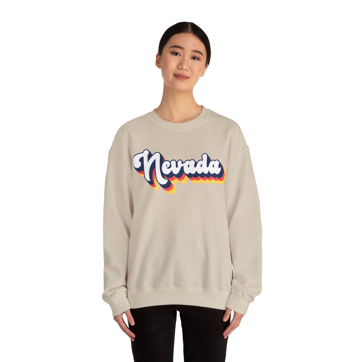 Retro Nevada Crewneck Sweatshirt