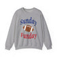 Sunday Funday Buffalo Unisex Heavy Blend™ Crewneck Sweatshirt