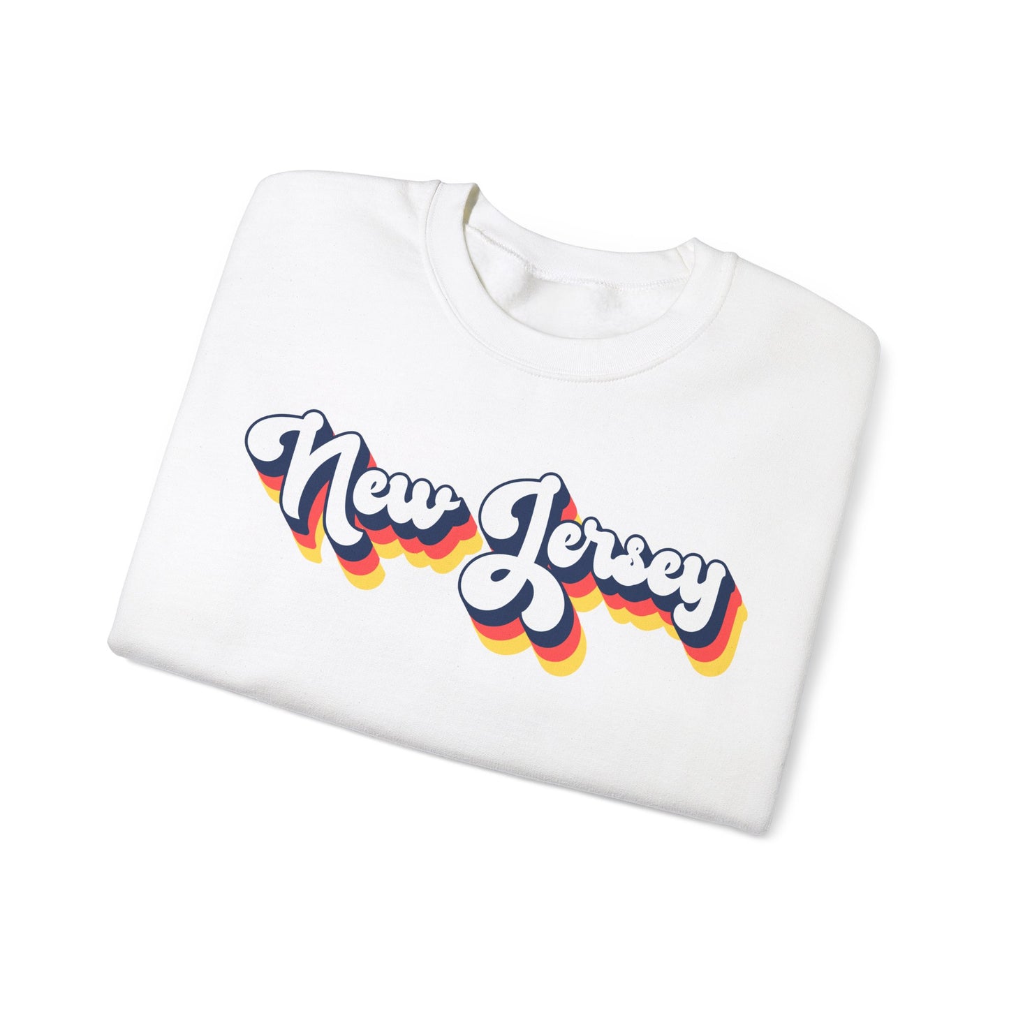 Retro New Jersey Crewneck Sweatshirt