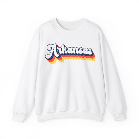 Retro Arkansas Crewneck Sweatshirt