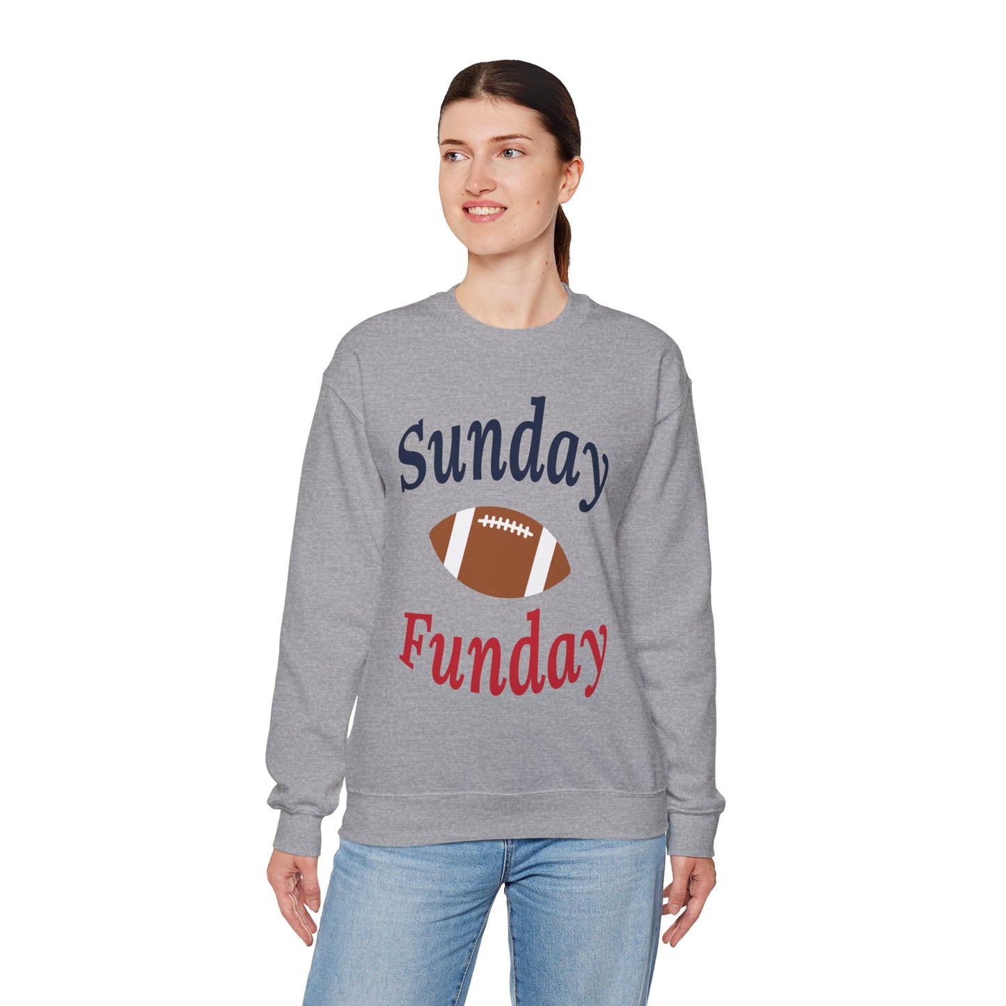 Sunday Funday New England Unisex Heavy Blend™ Crewneck Sweatshirt