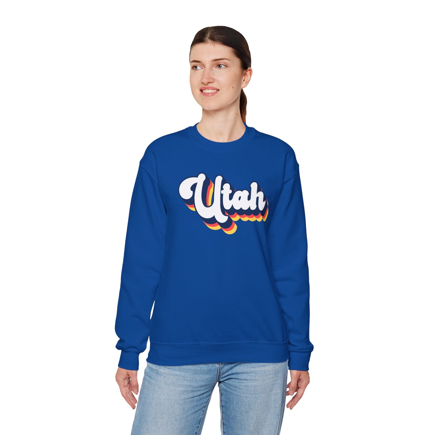 Retro Utah Crewneck Sweatshirt