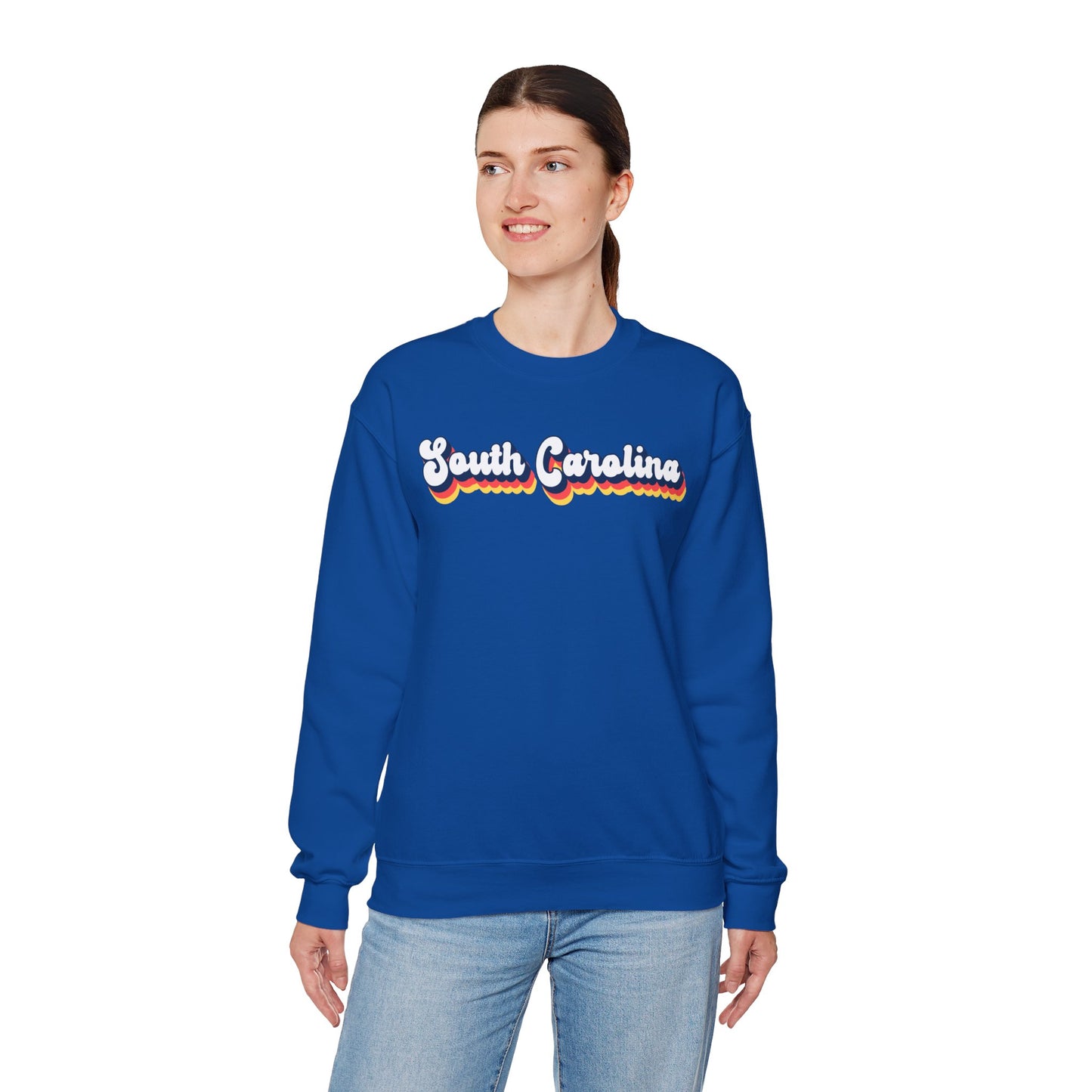 Retro South Carolina Crewneck Sweatshirt